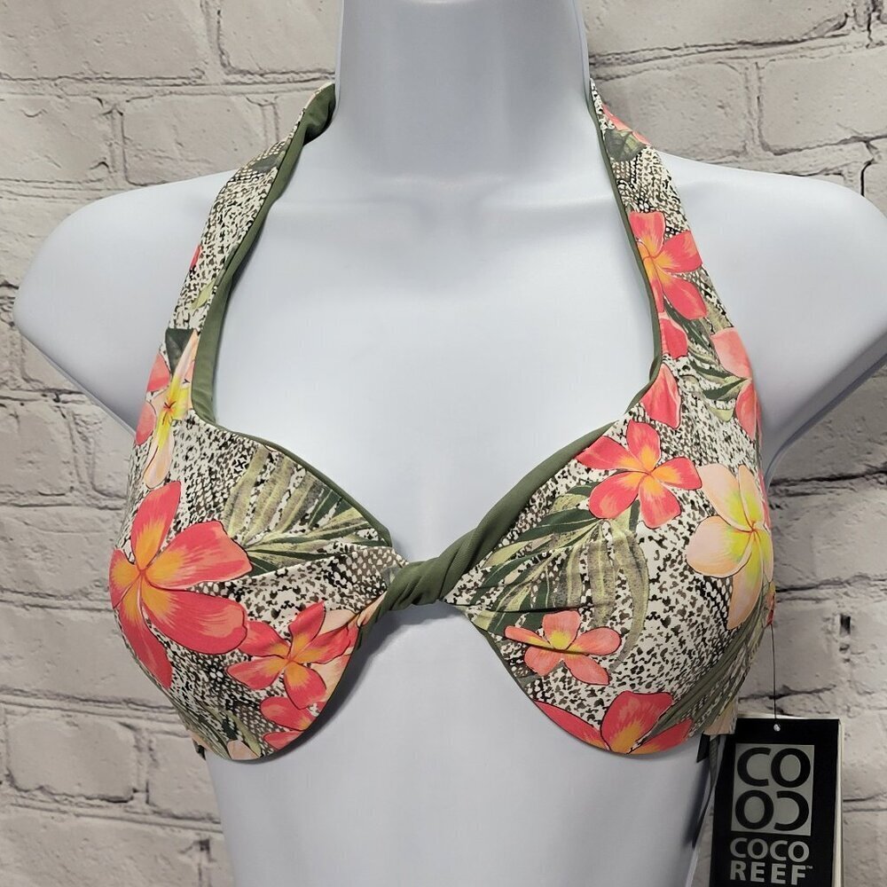 Coco Reef Women's Verso Reversible Bra-Sized Twist-Front Bikini